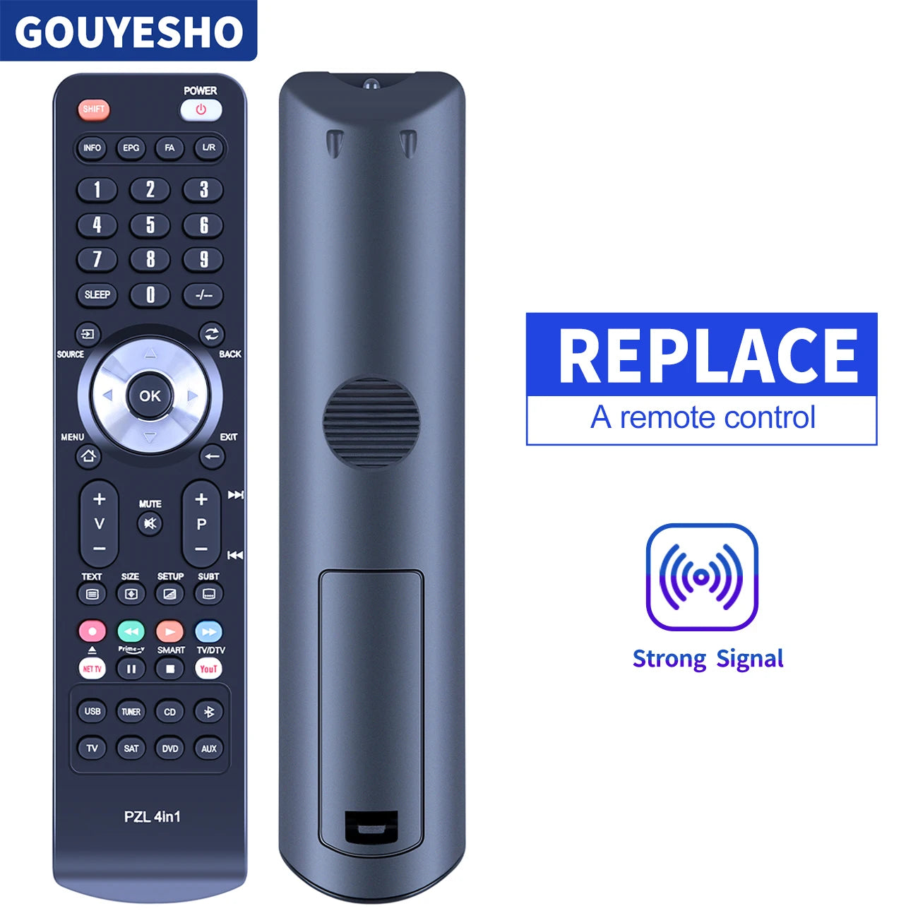 GOUYESHO RAV230–RAV234 Remote Control for Yamaha RX-V1300 HTR-5590 DSP-AX1300 AV Receivers
