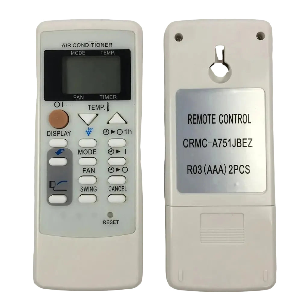 Sharp CRMC-A751JBEZ Replacement Remote Control for Split Air Conditioner Systems