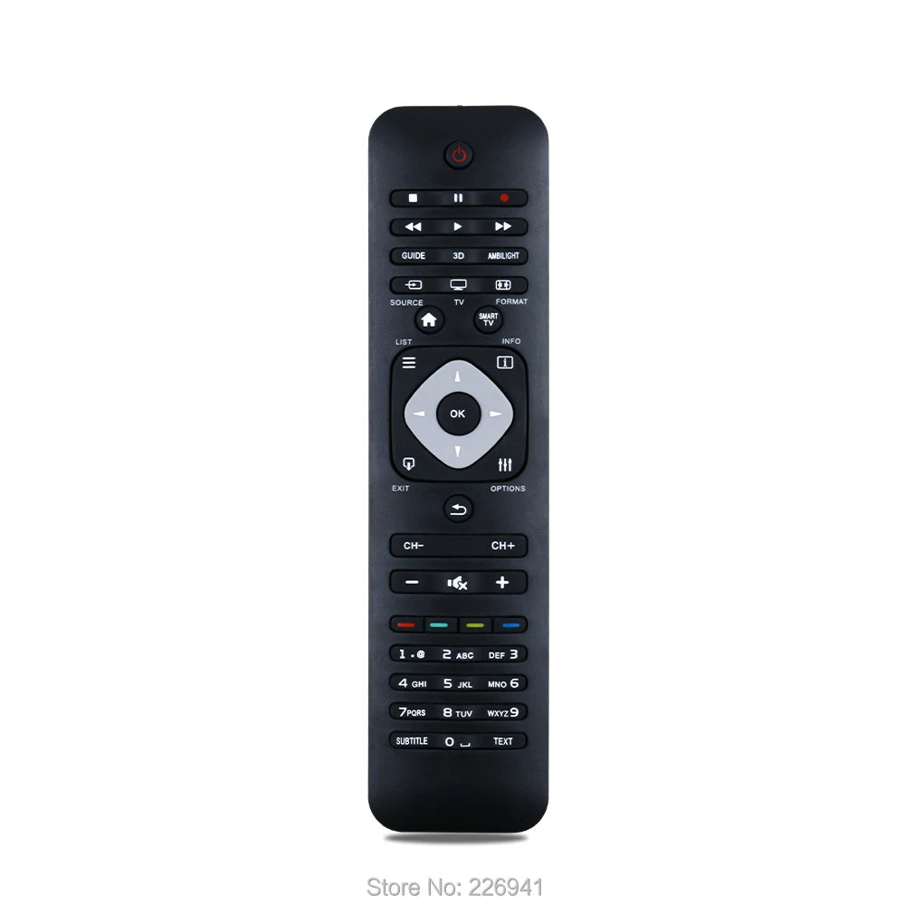 Philips 242254990477 Replacement Remote Control for 3D Ambilight Television Models