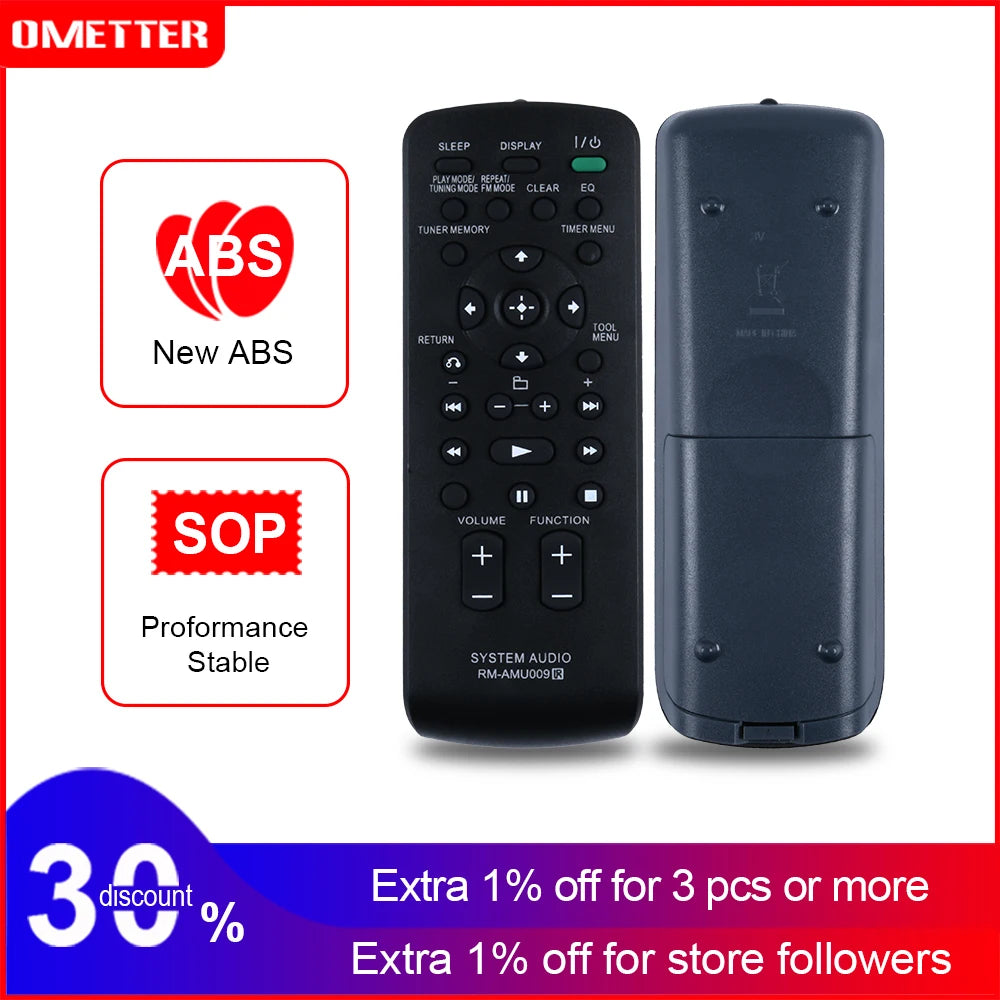 Sony RM-AMU Series Replacement Remote Control for Hi-Fi and Home Theatre Audio Systems