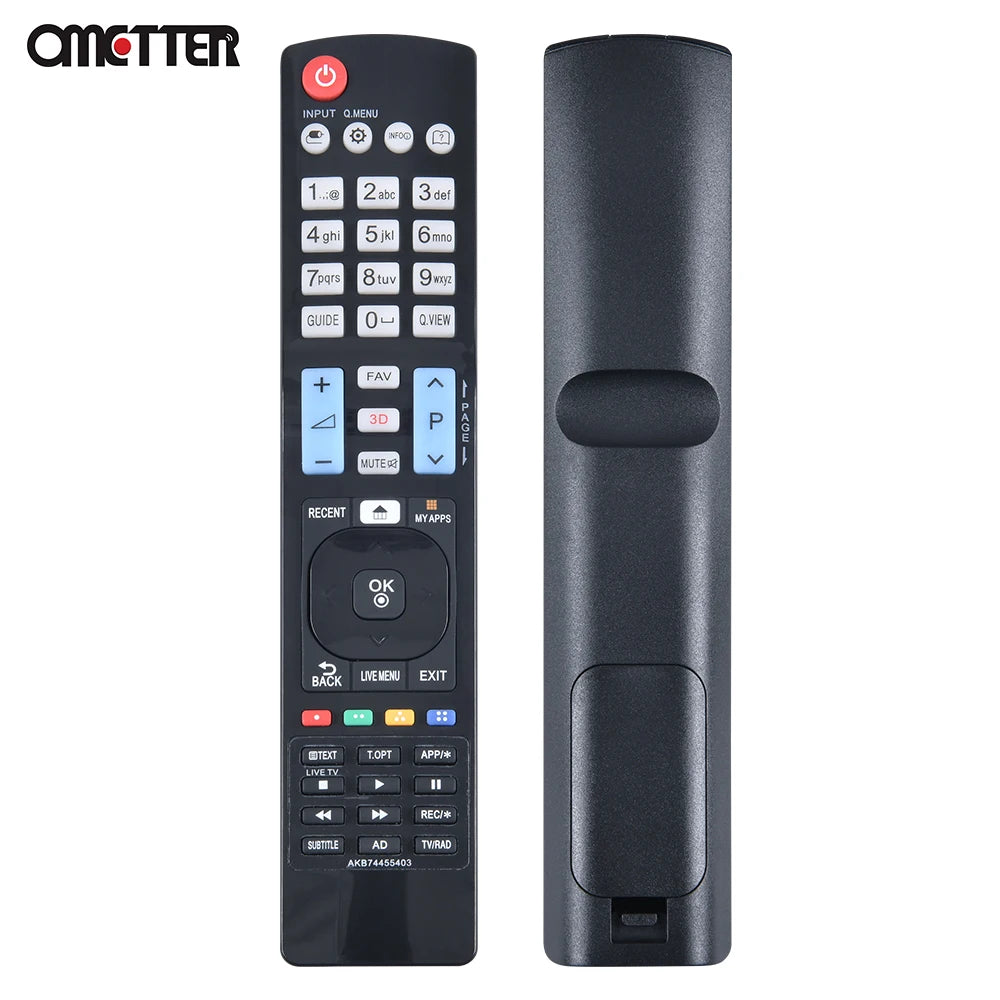 OMETTER Remote Control for LG Smart TVs 42LM670S, 42LV5500, 47LM6700, 55LM6700 Replacement IR Remote
