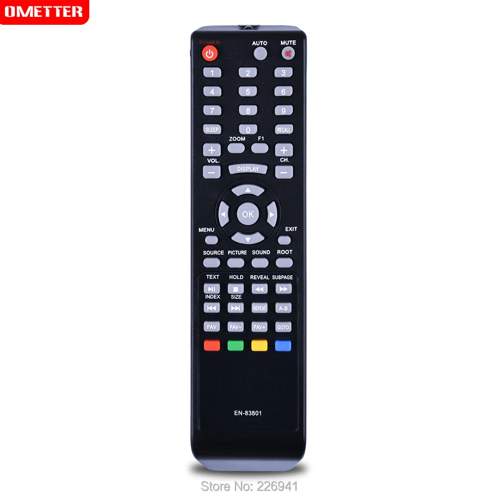 Hisense EN-83801 Replacement Remote Control for LED LCD Television Models