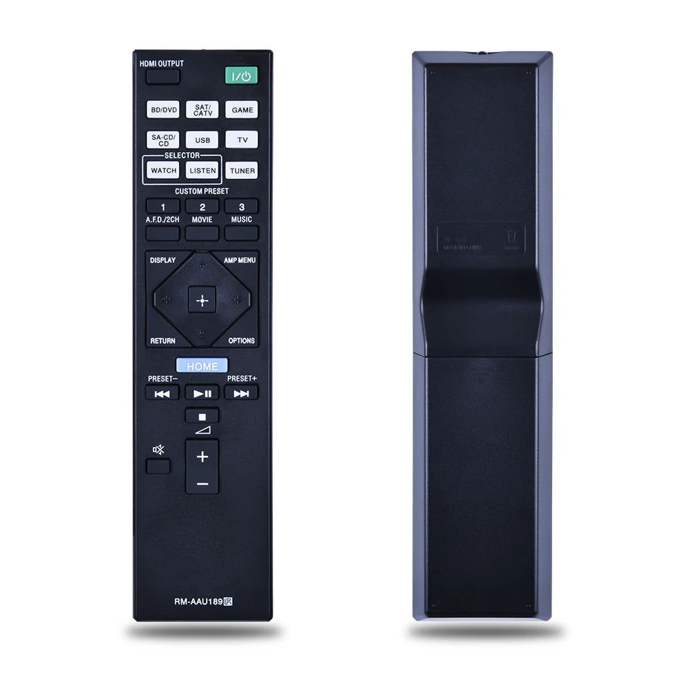 Sony RM-AAU189 Replacement Remote Control for AV Receiver and Home Theatre Systems