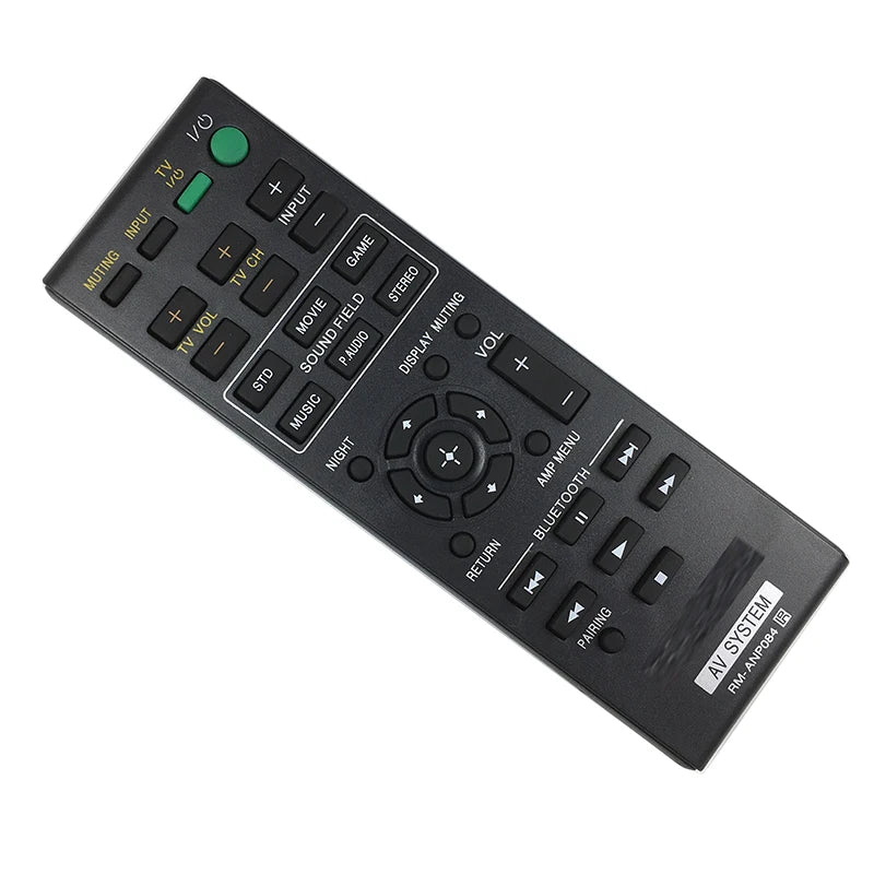 Sony RM-ANP084 Replacement Remote Control for HT-CT260 and SA-CT260 Soundbar Audio Systems
