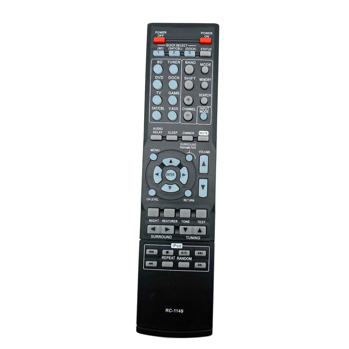 Denon RC-1149 Replacement Remote Control for AVR Series AV Receiver Systems
