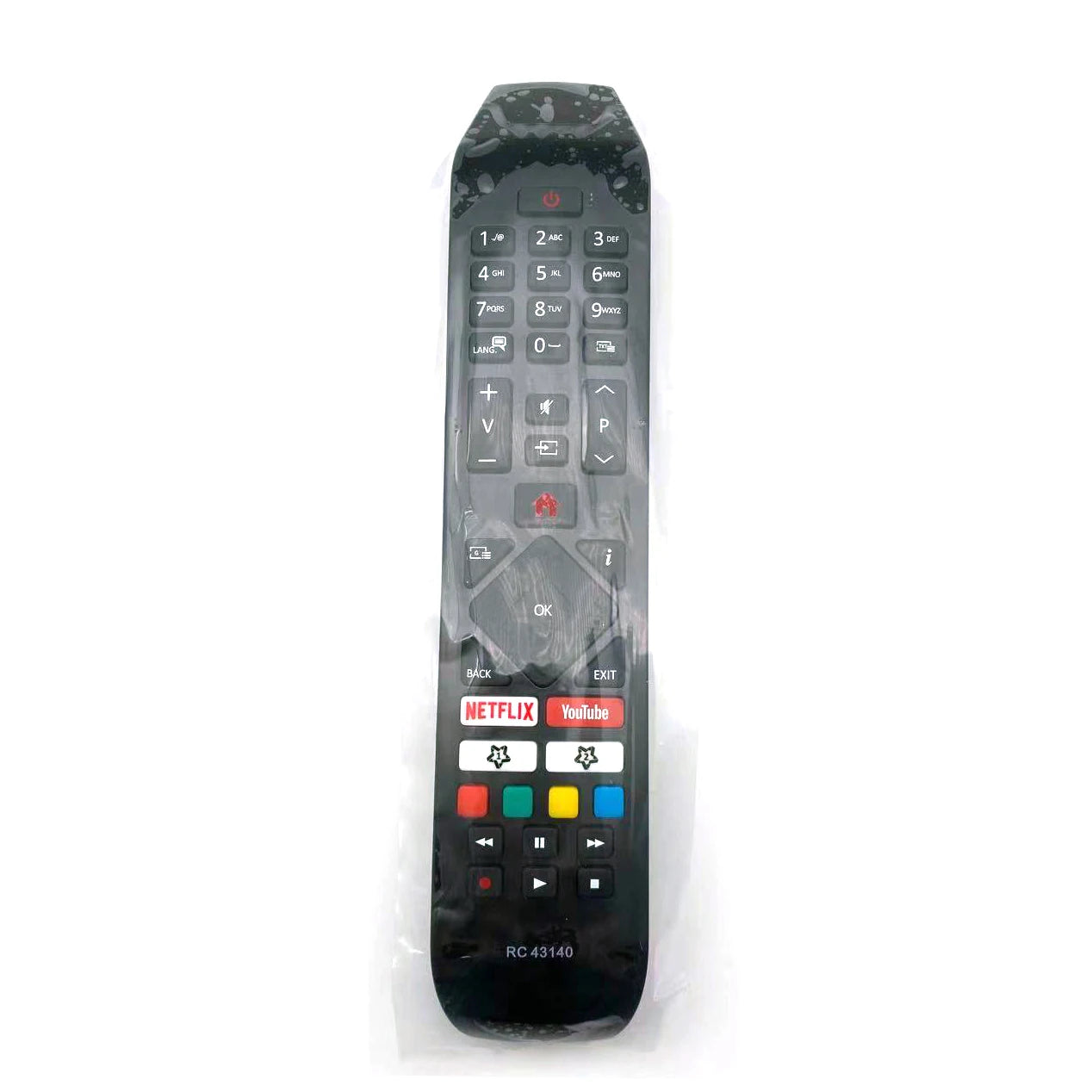 Hitachi RC43140 Replacement Remote Control for HE and HL Series Smart Televisions