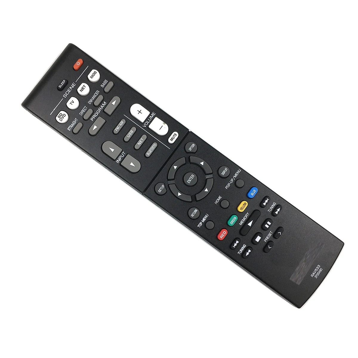 Yamaha RAV533 ZP35490 Replacement Remote Control for RX-V and HTR Series AV Receivers