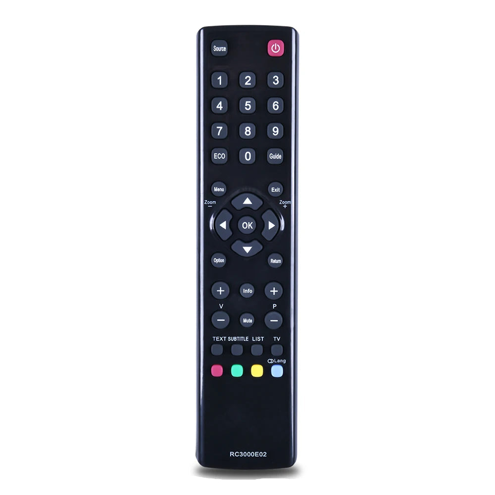 Replacement Remote Control RC3000E02 for TCL LED and LCD Televisions
