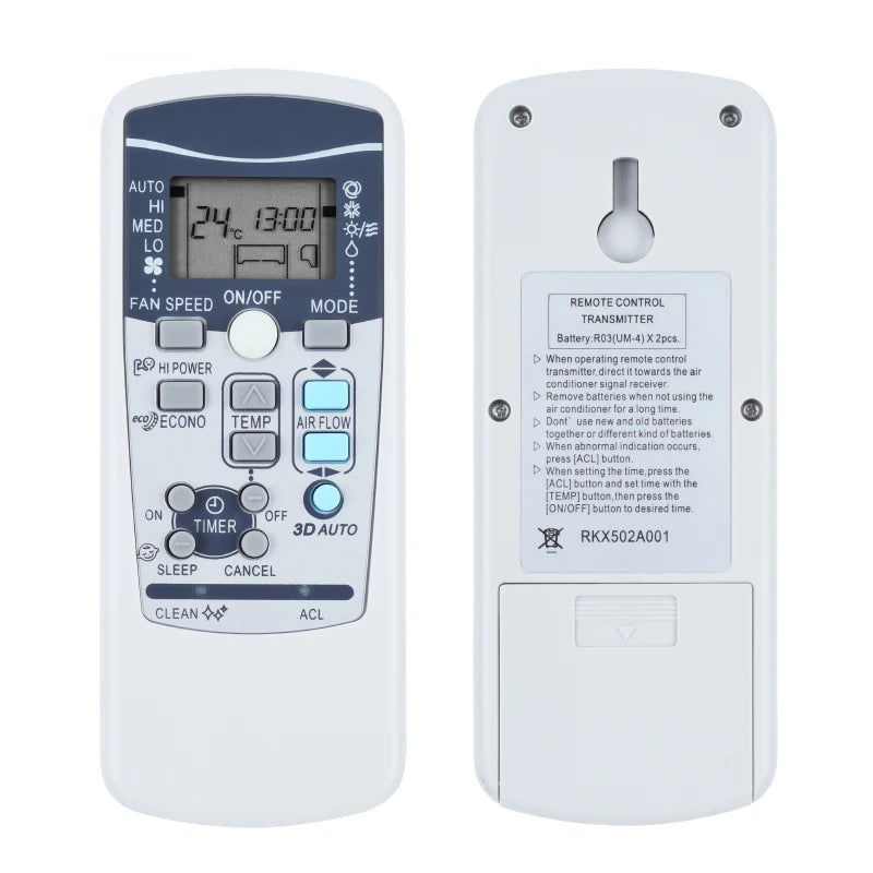 Mitsubishi RKX502A001 Replacement Remote Control for Air Conditioning Systems
