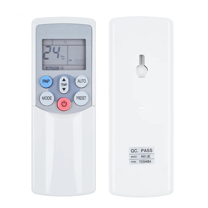 Replacement Remote Control H01JE for Toshiba Air Conditioners WC-H01JE WH-H01JE WC-H01EE WH-H01EE and Compatible Models