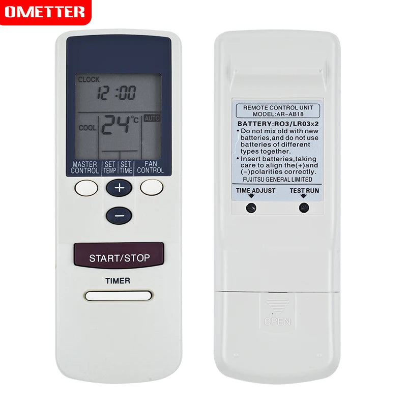 Fujitsu AR-AB18 Replacement Remote Control for Air Conditioning Systems