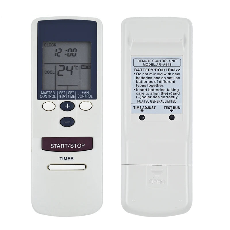 Fujitsu AR-AB18 Replacement Remote Control for Air Conditioning Systems