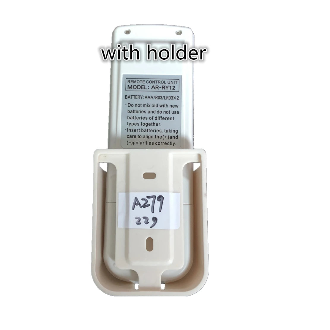 Replacement Remote Control for Fujitsu Air Conditioner AR-RAV1C AR-SY1–SY5 AR-RY12