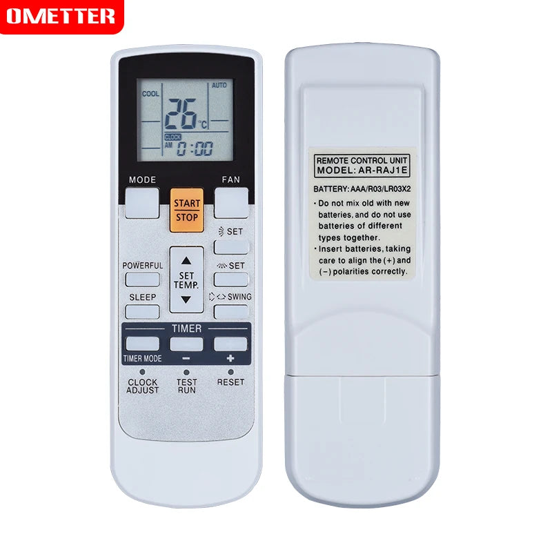 AR-RAJ1E Remote Control for Fujitsu Air Conditioner – Brand New Replacement