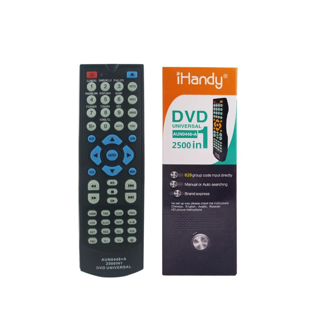 2500-in-1 Universal DVD Remote Control for Haier Hyundai RCA Royal and More DVD Players