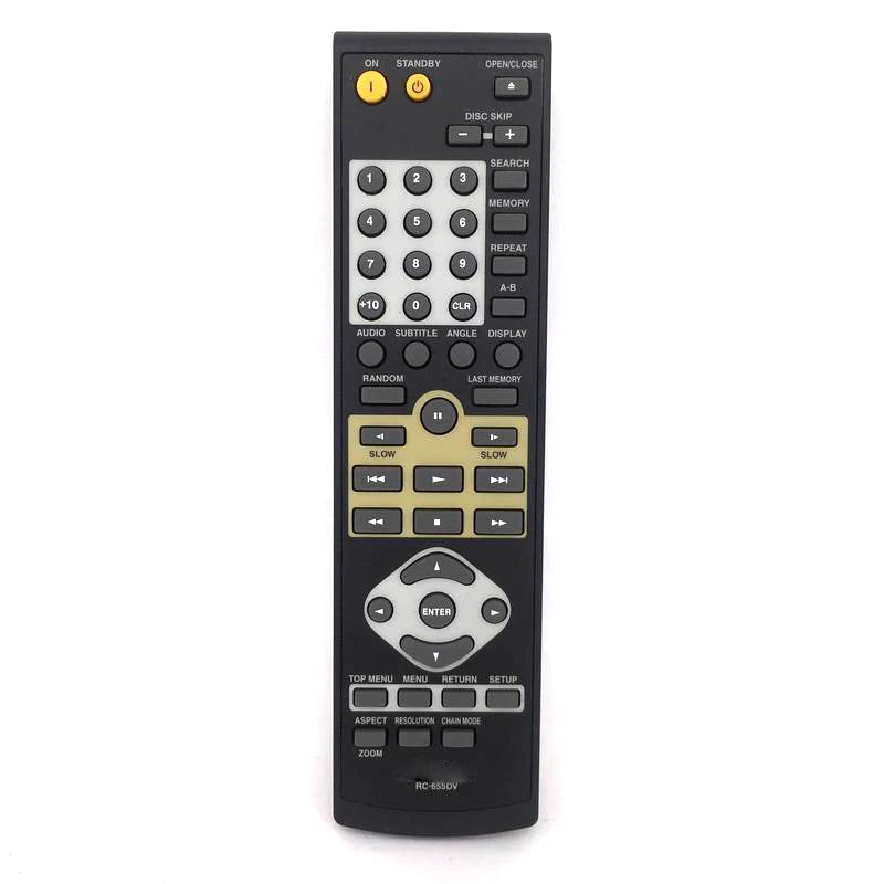 RC-655DV Remote Control – Original 90% New Replacement for DV-CP704 DV-CP704S DVD Players