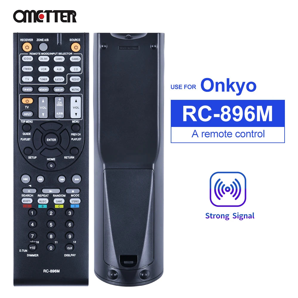 RC-896M RC-865M Remote Control Replacement for ONKYO AV Receivers