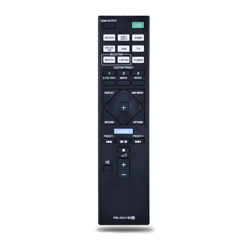Sony RM-AAU189 Replacement Remote Control for AV Receiver and Home Theatre Systems
