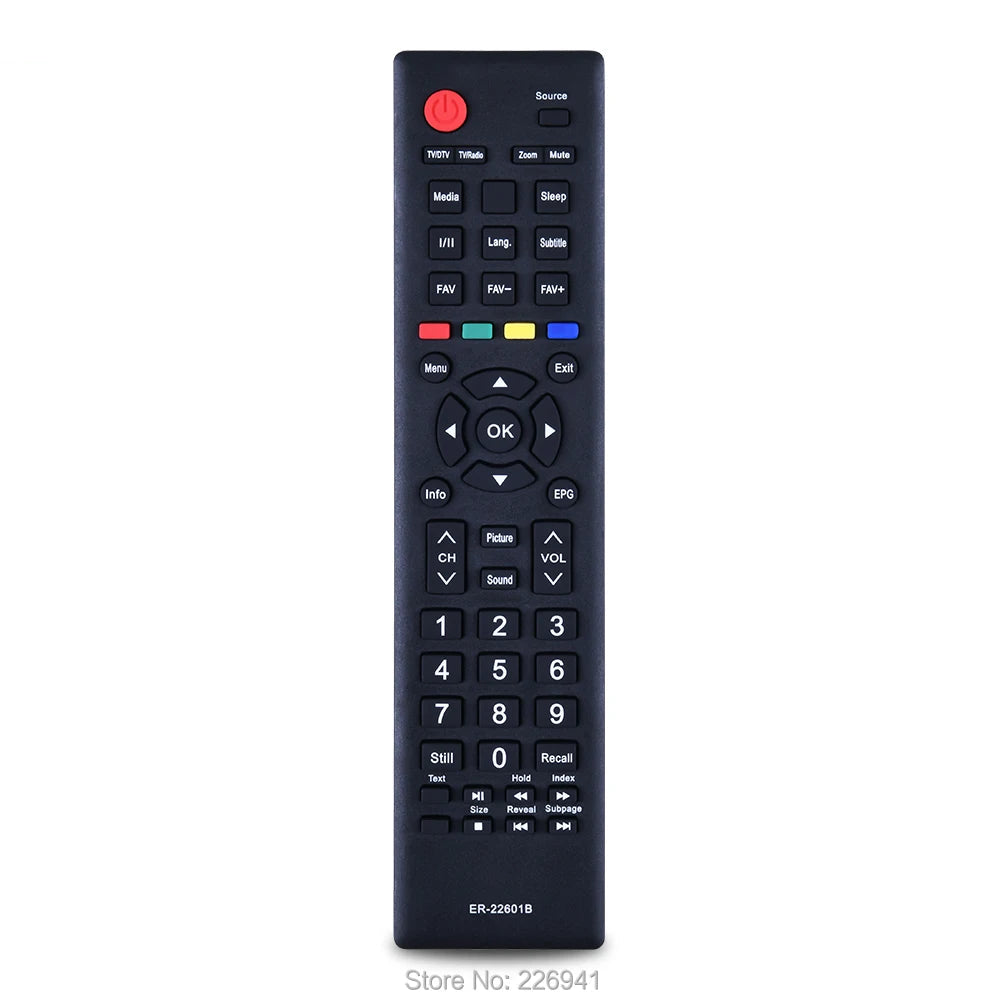Hisense ER-22601B Replacement Remote Control for LCD Television Models