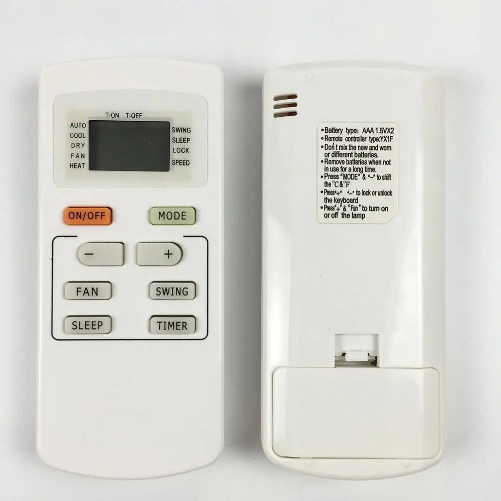 Gree YX1F Replacement Remote Control for Split Air Conditioner Systems