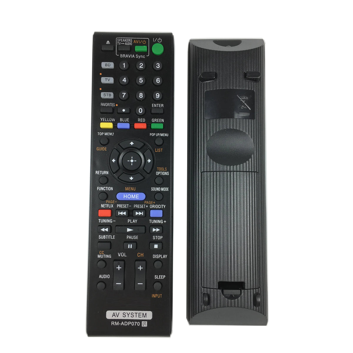 Sony RM-ADP070 Replacement Remote Control for HBD-T79 HBD-E280 HBD-E580 BDV-E780W Home Theatre Systems