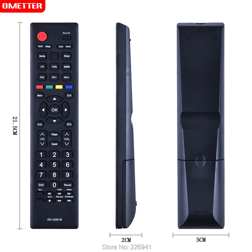 Hisense ER-22601B Replacement Remote Control for LCD Television Models