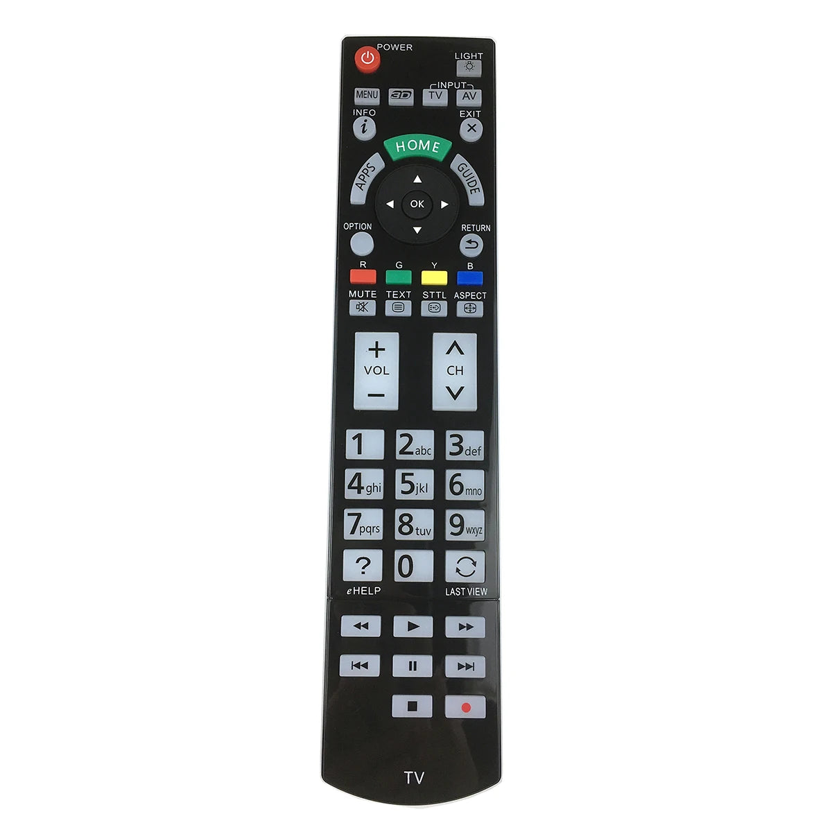 Panasonic N2QAYB000746 Replacement Remote Control for VIERA LED Televisions