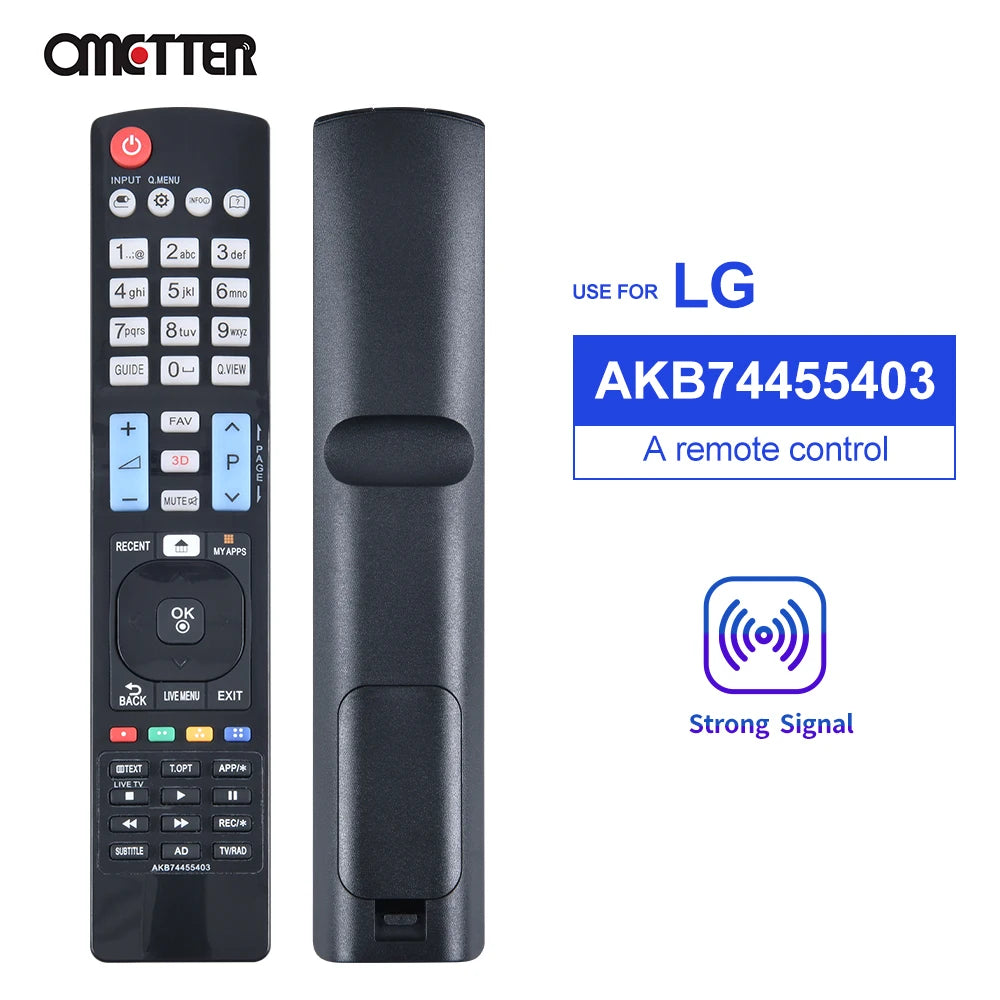 OMETTER Remote Control for LG Smart TVs 42LM670S, 42LV5500, 47LM6700, 55LM6700 Replacement IR Remote