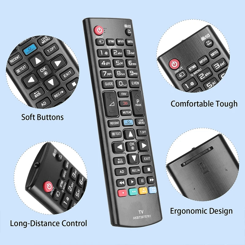 AKB73975761 Replacement Remote for 32LB650V 42LB670V 47LB670V 49LB870V 55LB730 LG Smart TV
