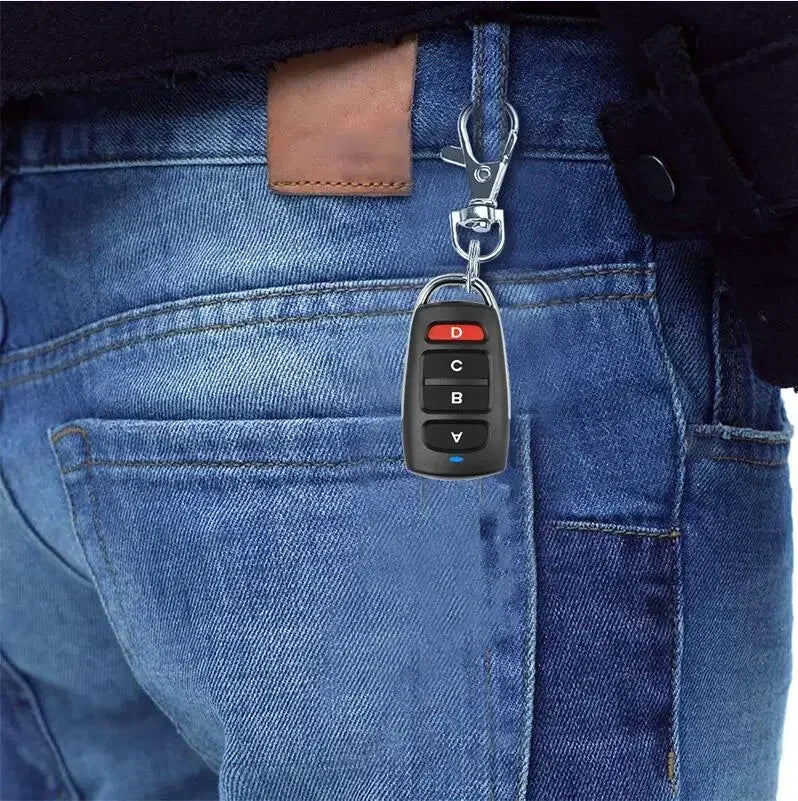 433MHz RF Wireless Remote Control Duplicator – Fixed Code Copy Transmitter Key Fob