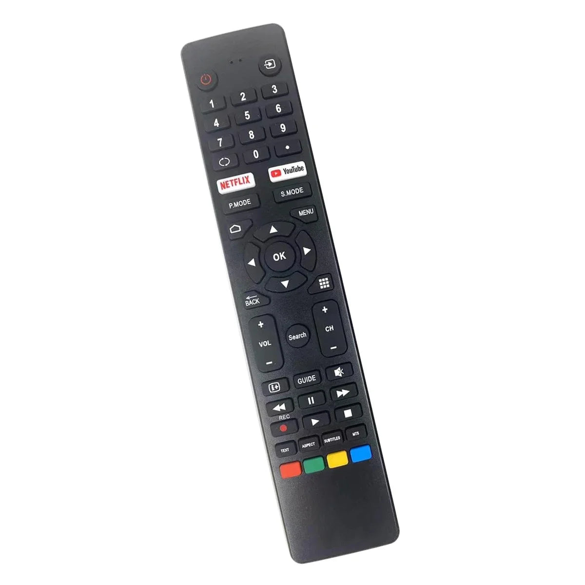 Replacement Remote Control for Smart 4K UHD Android TVs Compatible with PL55UHDG and PL65UHDG Models