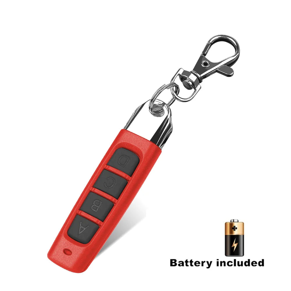 Universal 433MHz Garage Door Opener Remote – 4-Button Clone, Learning & Rolling Code Duplicator