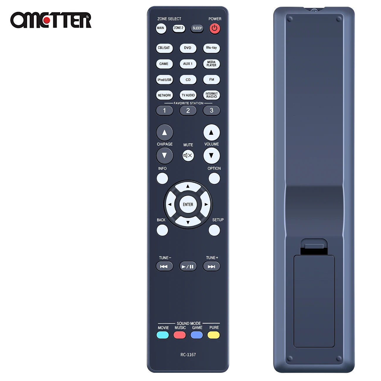 RC-1167 for DENON Remote Control AVR-1913 AVR-2113 AVR-2313 AV Receiver System