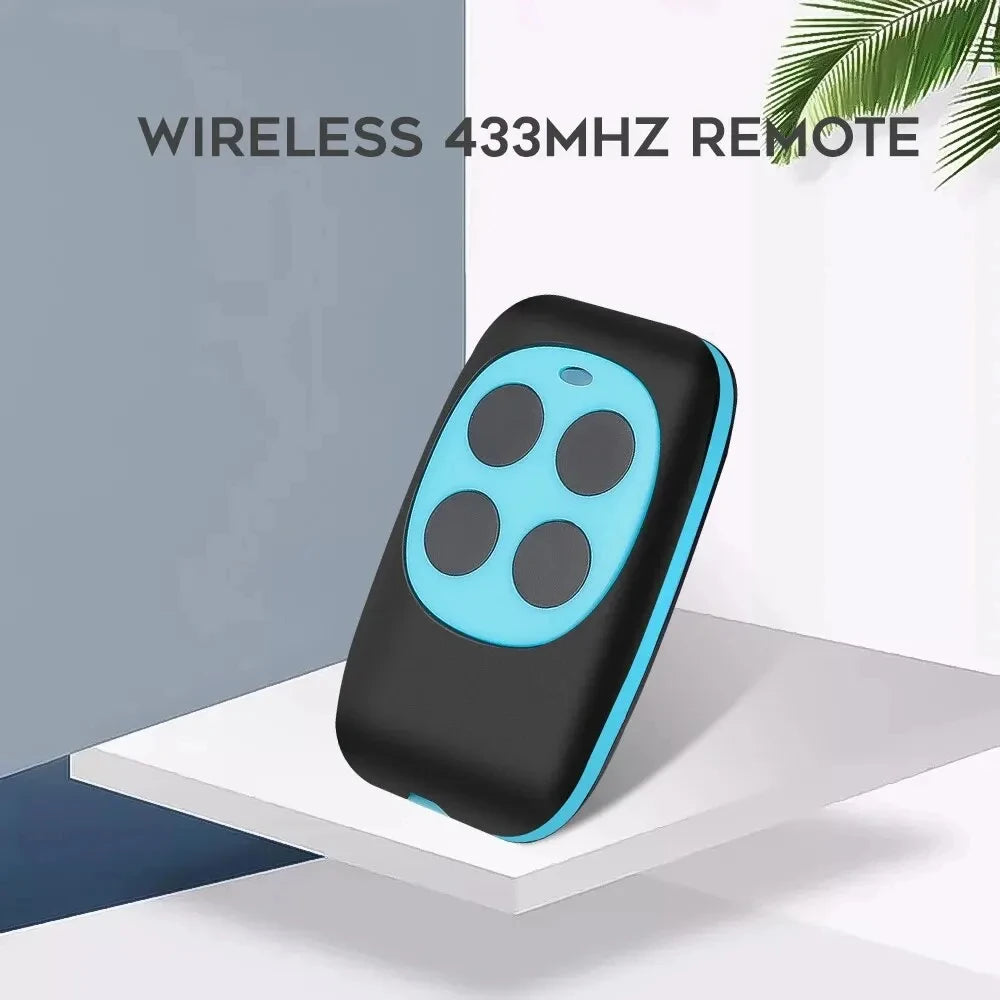 Garage door copy clone remote 433MHz RF transmitter with 4-key wireless controller