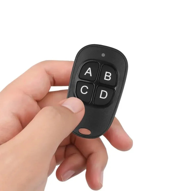Universal 433MHz RF 4-Key Remote Control Duplicator for Garage Gate & Electric Door Systems