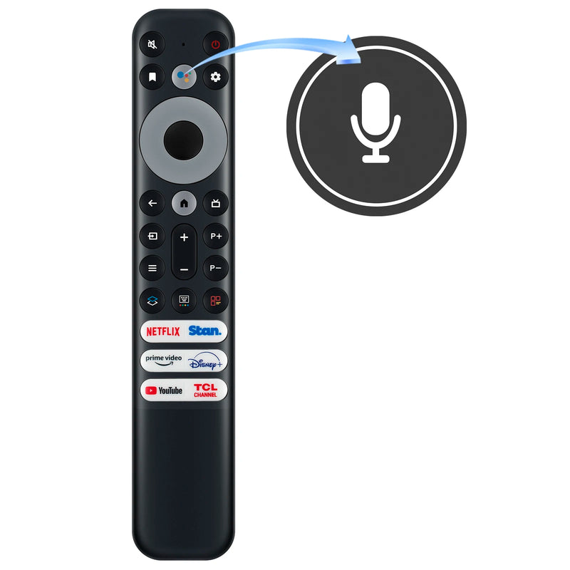 RC902V FAR1 Voice Replaced Remote Compatible Fit for TCL LED 4K google TV C735 C635 C835 P735 Series