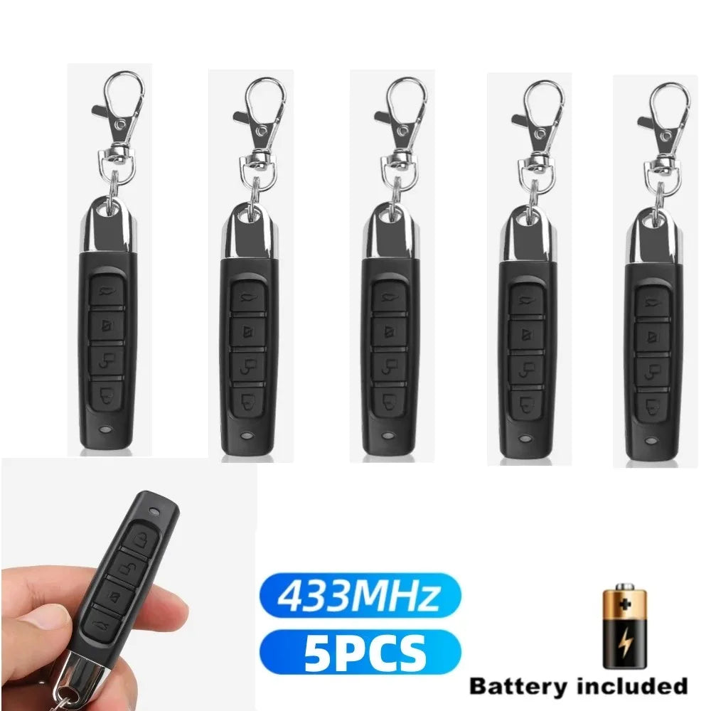 433MHz Wireless Remote Control Cloning Duplicator – Keychain RF Transmitter for Garage and Gate