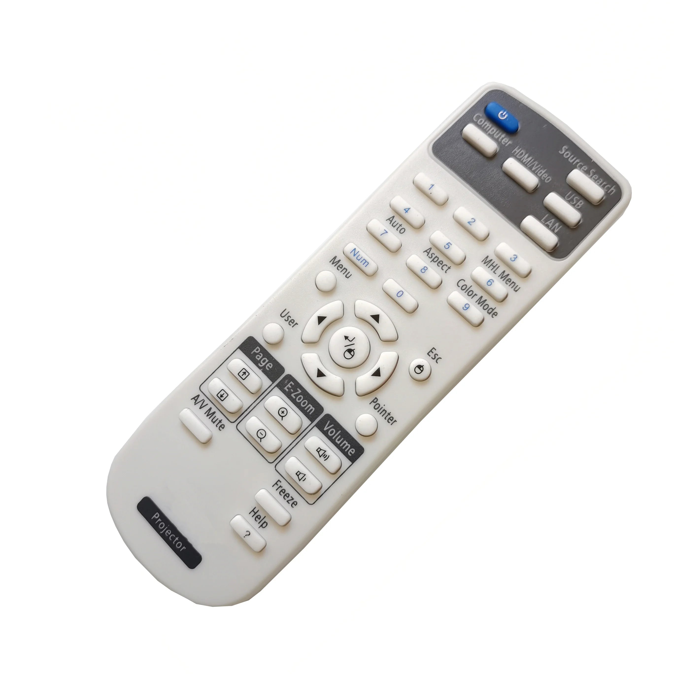 Replacement Remote Control for 3LCD Projector Models Compatible with EB and EH-TW Series Projectors