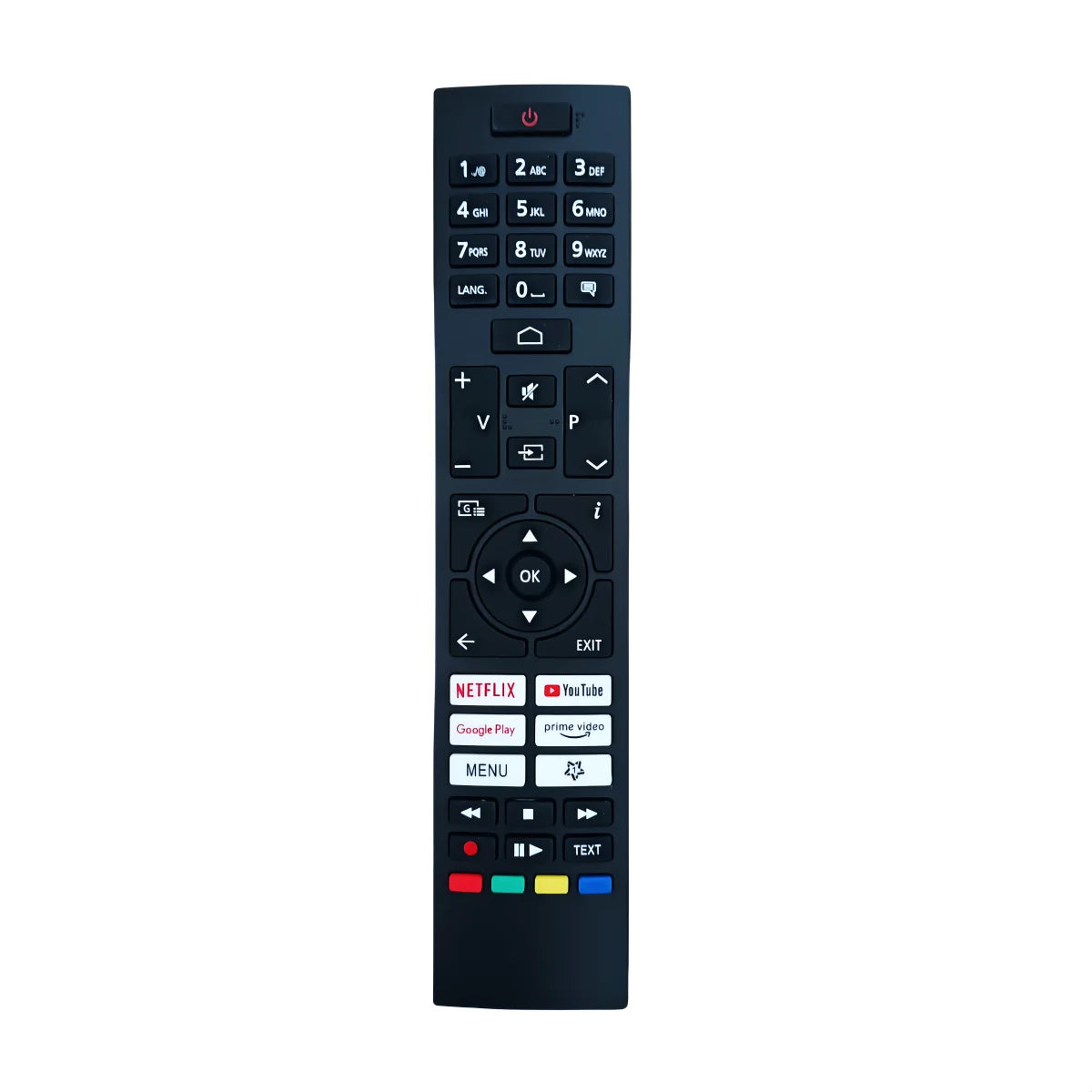 Replacement Remote Control for LED Television Models Compatible with Cecotec TV Series