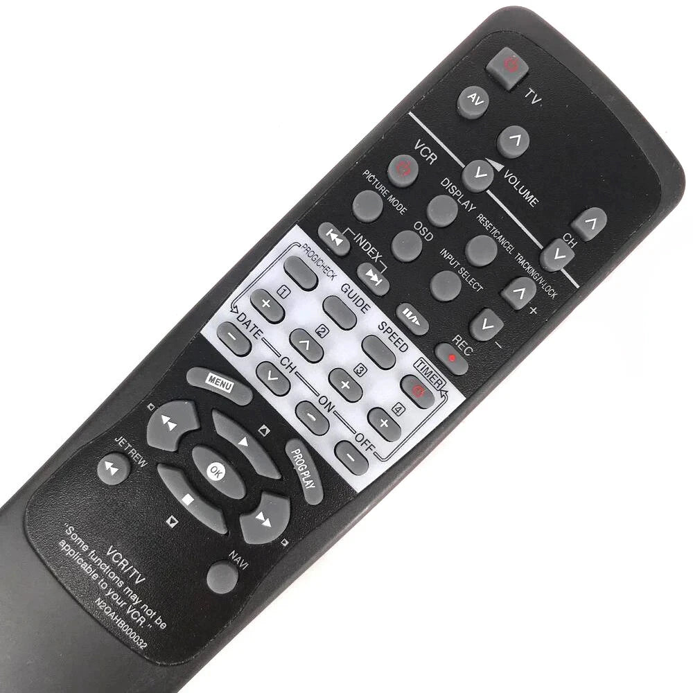 N2QAHB000032 Replacement Remote Control for TV VCR Video Cassette Recorder Player
