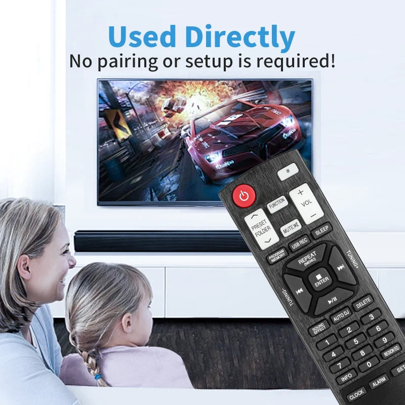 AKB73655747 Replacement Remote for AKB73655741 AKB73655745 AKB73655764 LG Mini Hi-Fi System