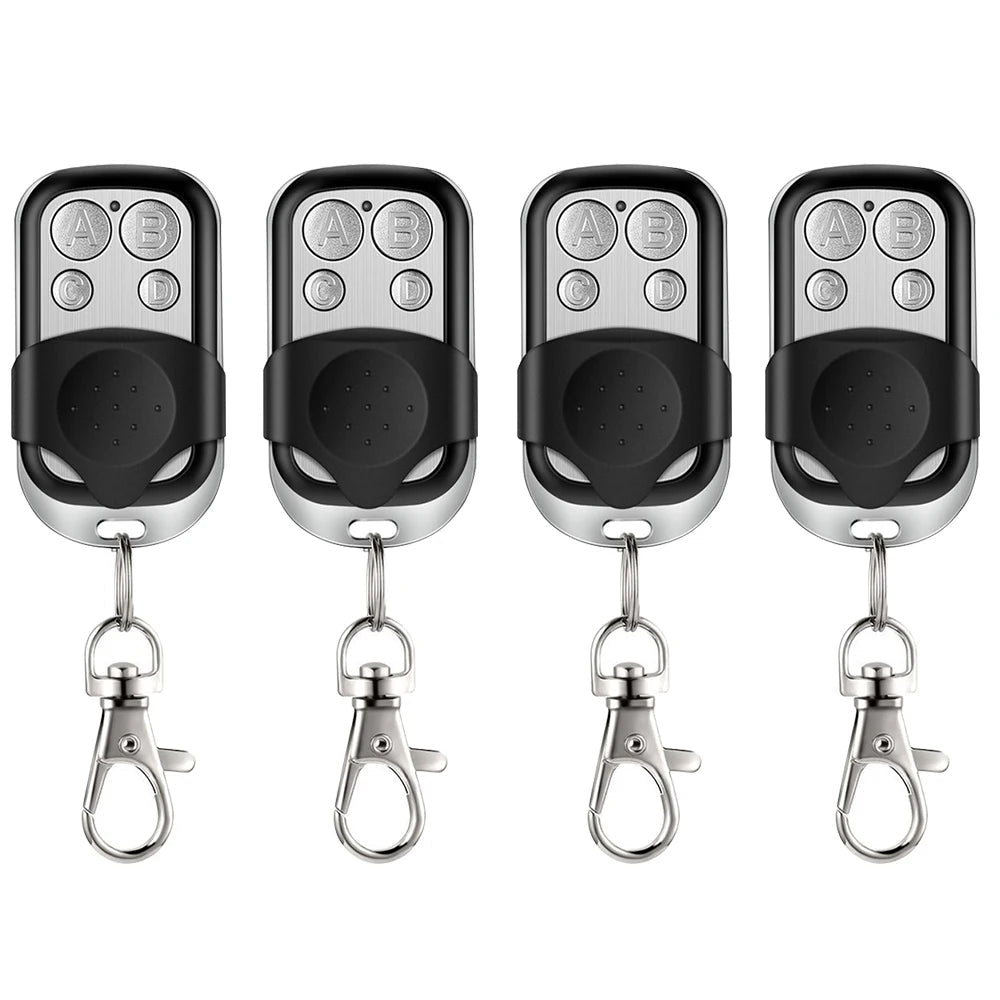 Universal 4-Button 433MHz Garage Door Remote Control – Fixed & Learning Code Cloner
