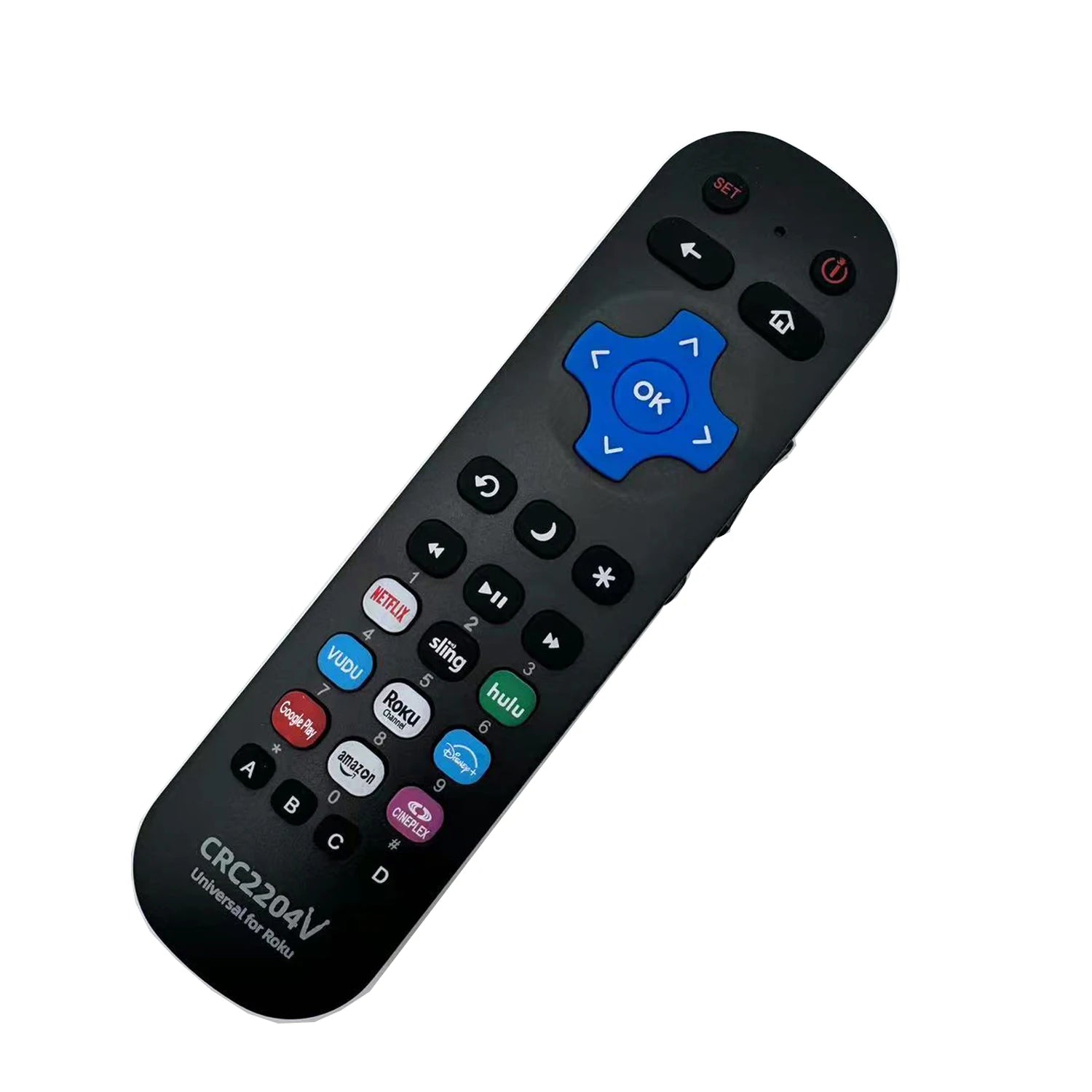 Universal IR Replacement Remote Control for Roku TV Element, Insignia, Haier, NS and Sanyo Televisions