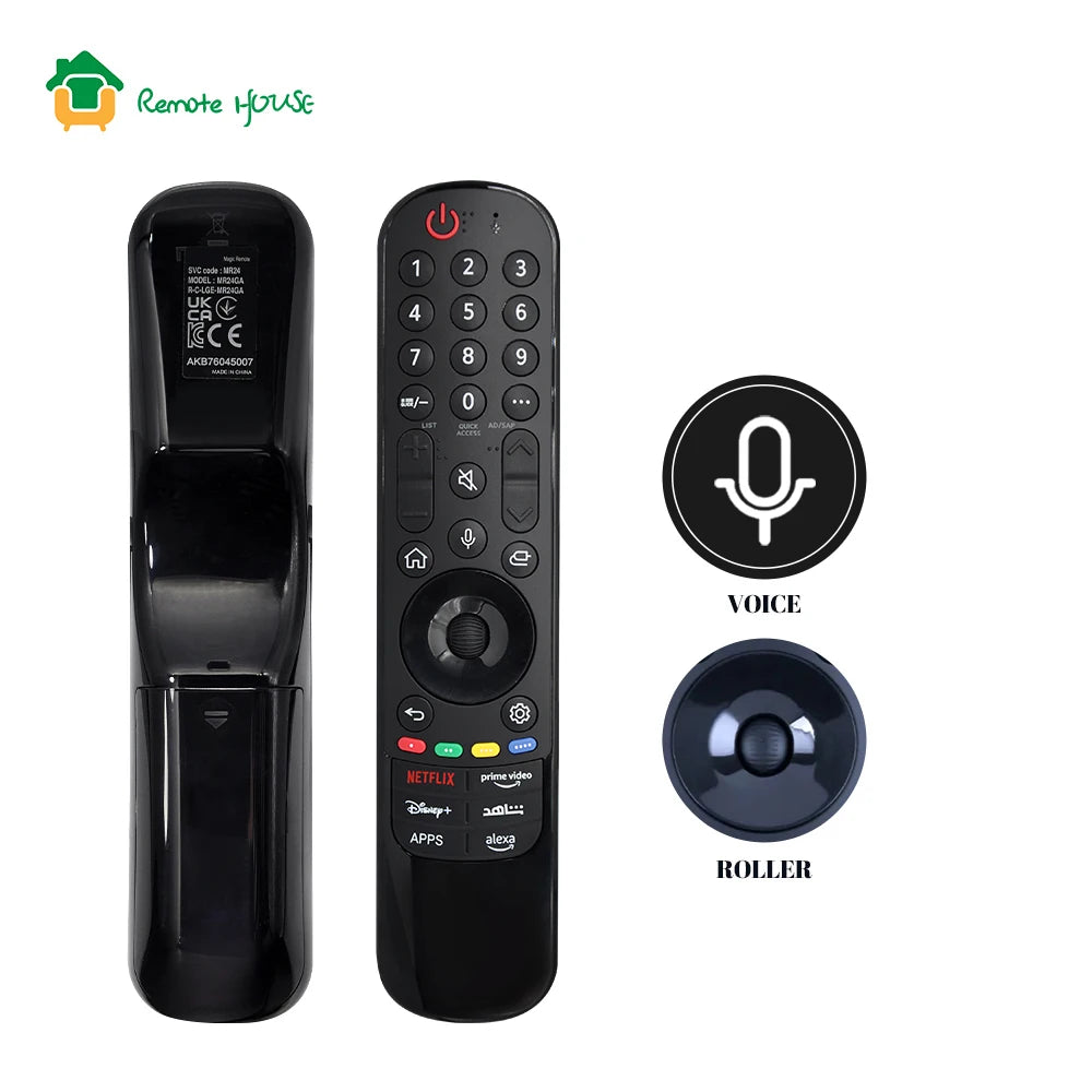 MR24GA Voice Magic Remote Replacement for AKB76045007 LG Smart TV Pointer Control