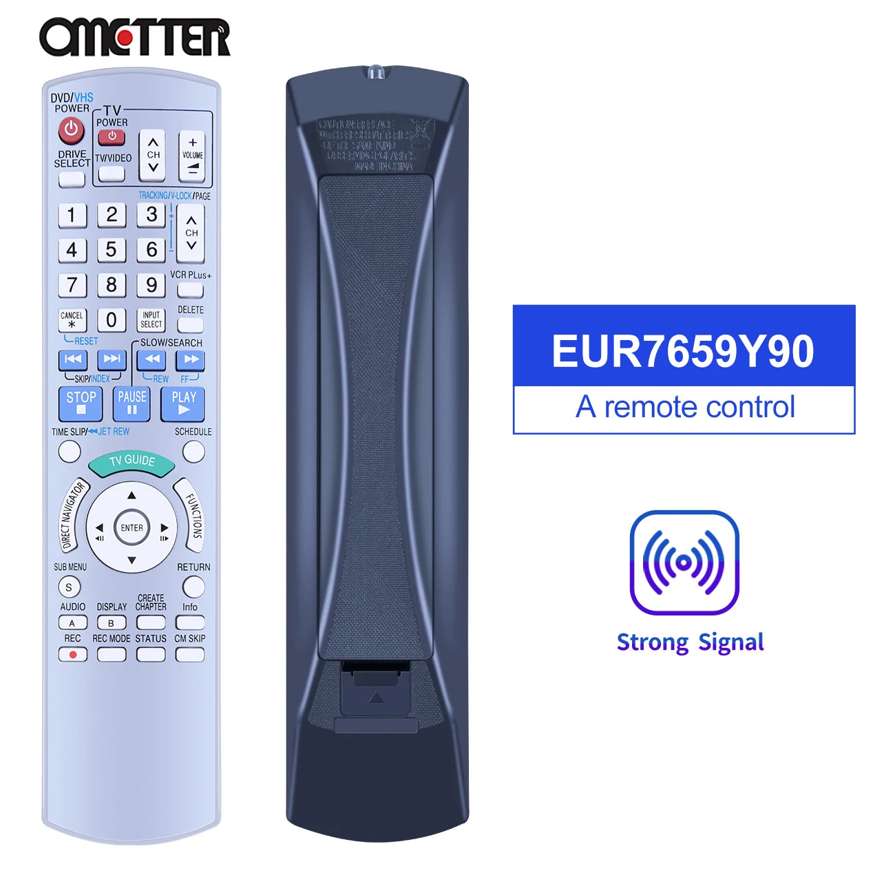 Replacement Remote Control EUR7659Y90 for Panasonic DVD Recorder EH75 EH50 E85 Series