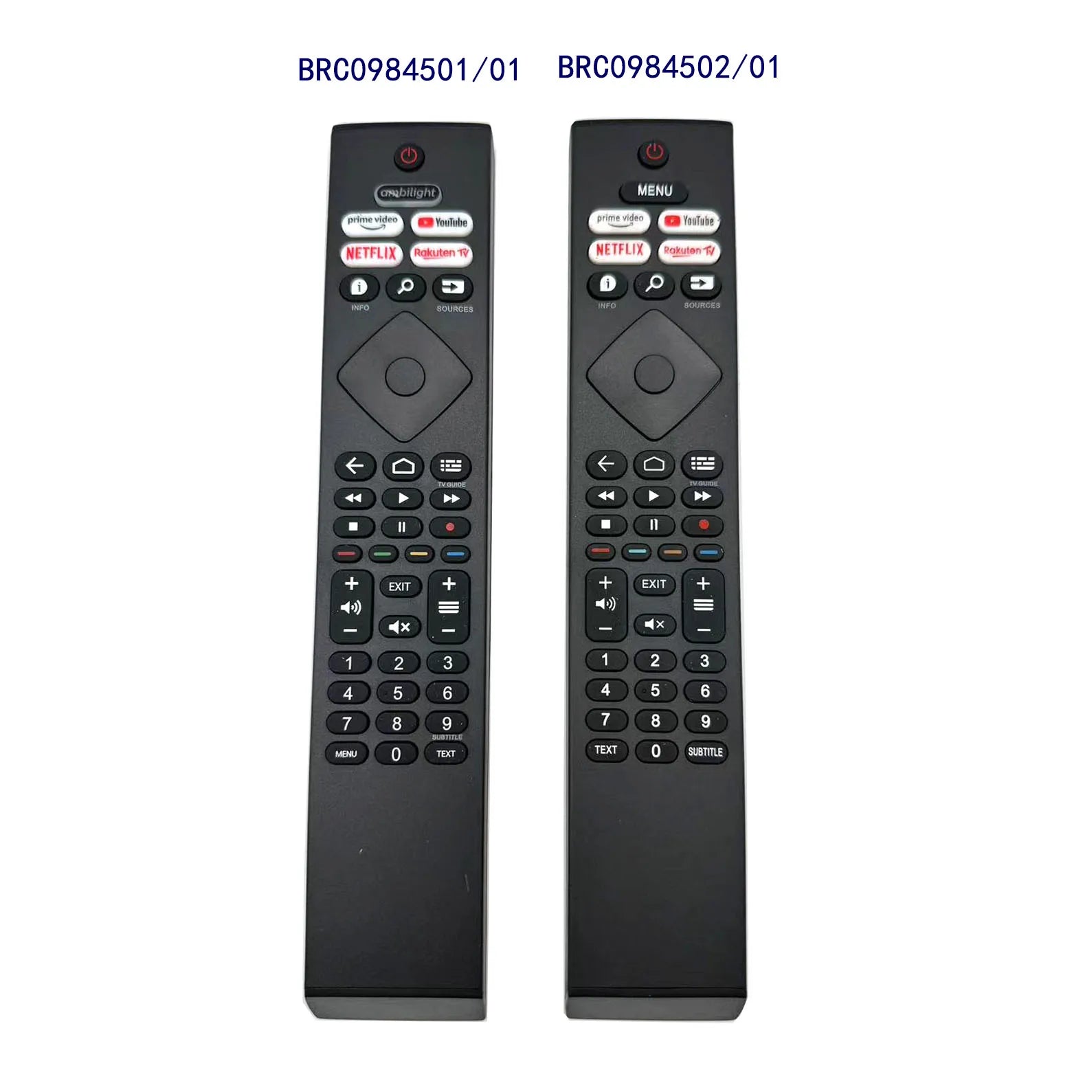 Philips BRC0984501/01 Replacement Remote Control for Smart Television Models