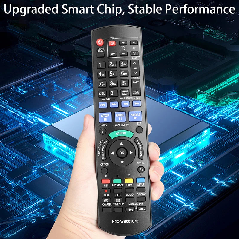 N2QAYB001076 Replacement Remote for DMR-BWT760 DMRBWT760 DMR-BWT760GN Panasonic Blu-ray DVD Recorder
