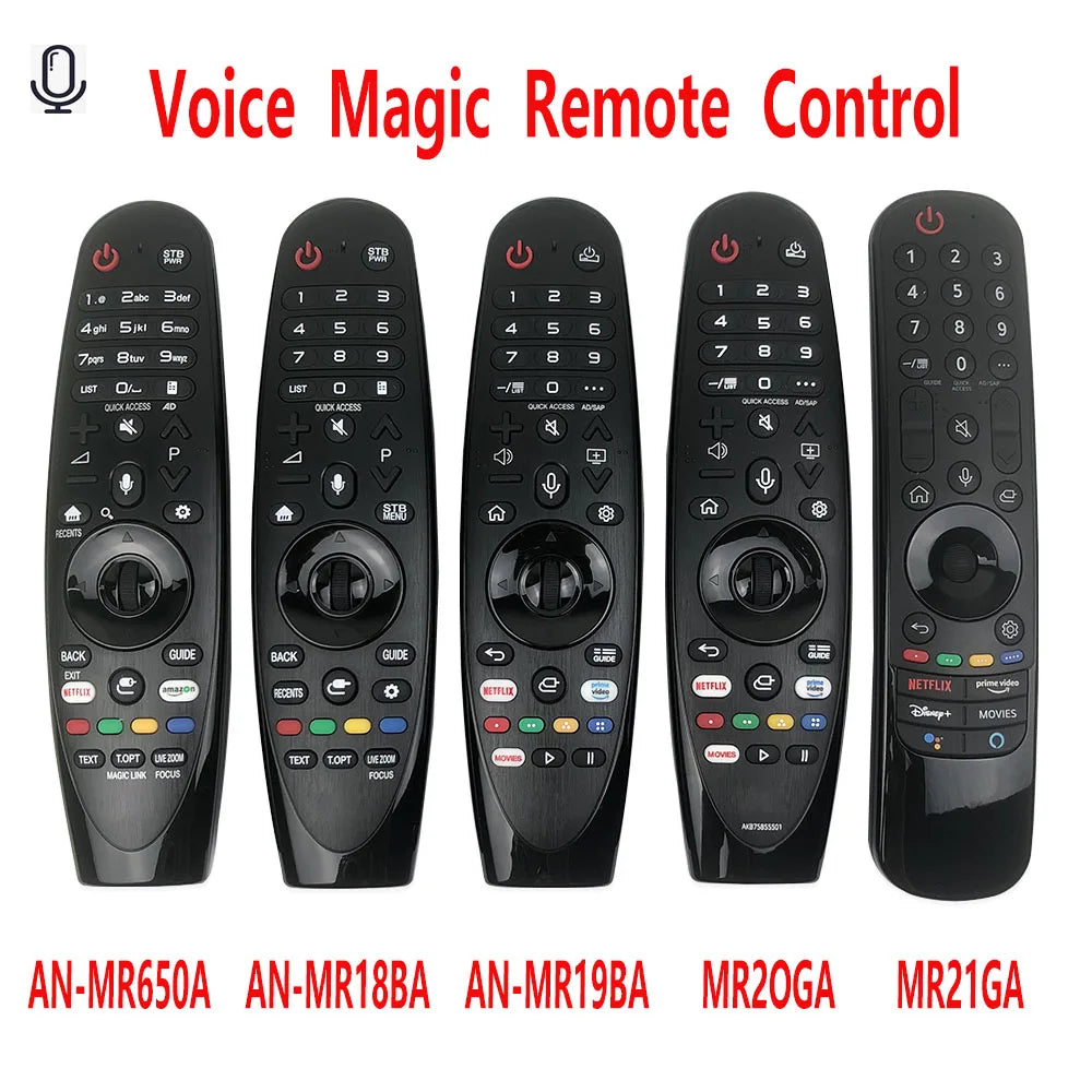 AN-MR600 to MR21GC Voice Magic Remote – Compatible with LG 2018–2021 Smart TVs