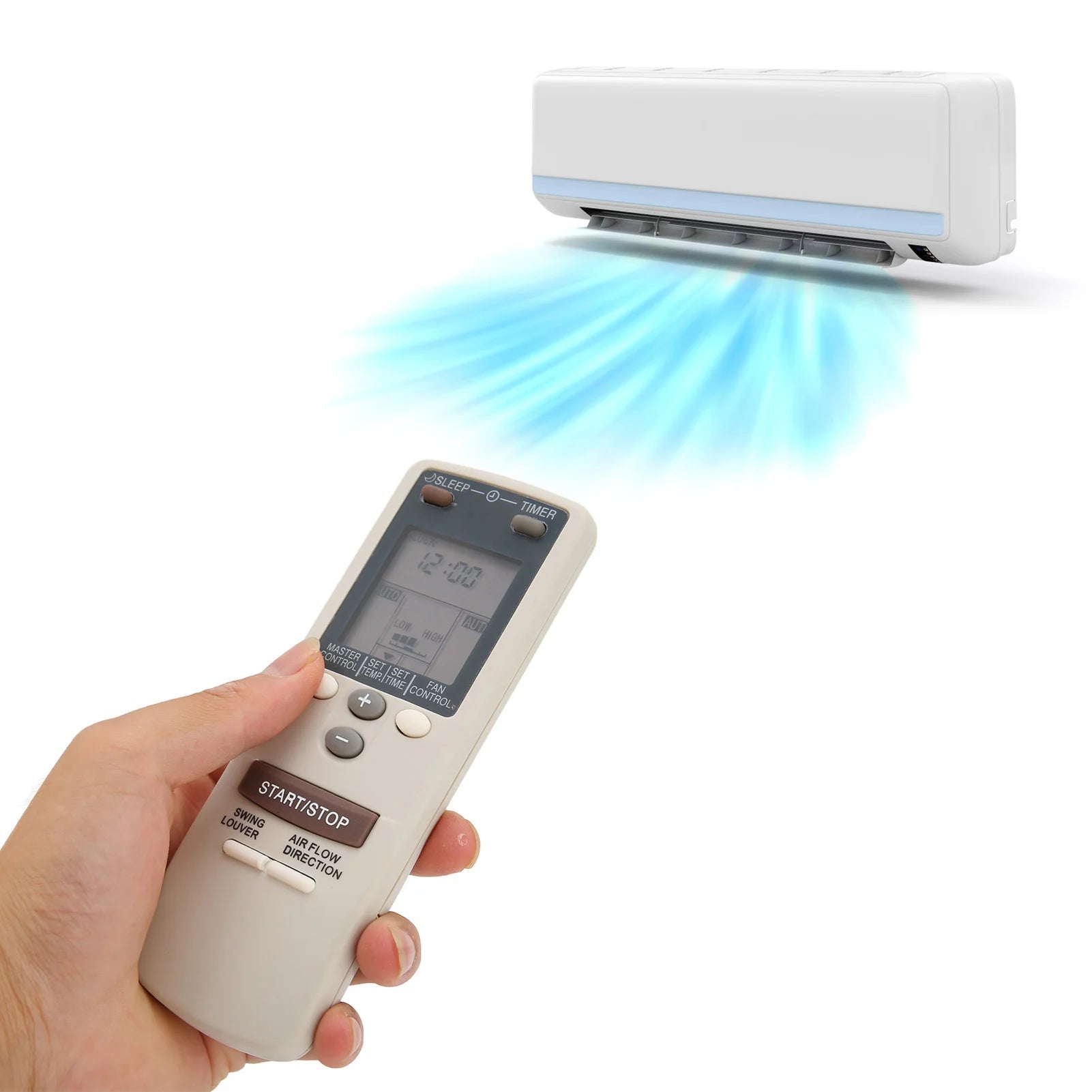 Air Conditioner Remote Control for Fujitsu AR-BB1 AR-AB10 AR-DB5 – Replacement Remote