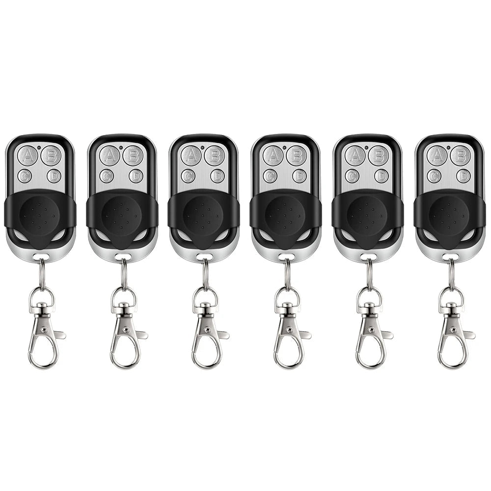 Universal 4-Button 433MHz Garage Door Remote Control – Fixed & Learning Code Cloner